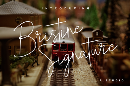 Bristine Signature Demo font