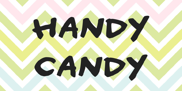 Handy candy font