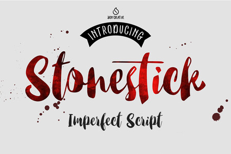 Stonestick free tester font