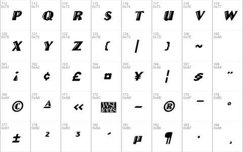 LinoLetterCut Italic