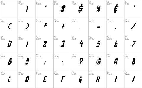 Celluloid Bliss Condensed Regular Italic