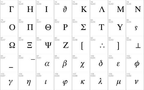 Symbol Proportional Regular