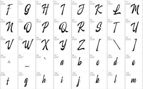 Marchlike font