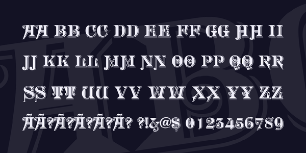 Morgan font