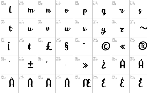 Hansley font