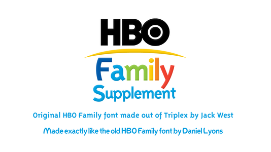 HBO Family font