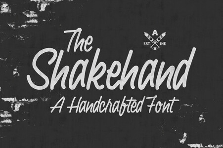 Shakehand font