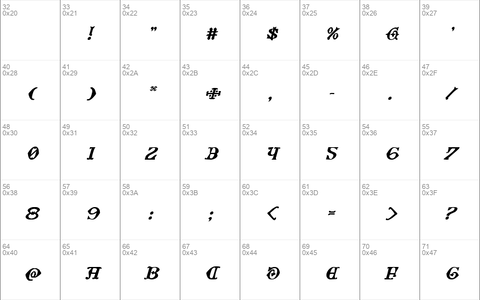 Westdelphia Expanded Italic