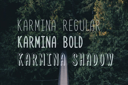 Karmina Bold font