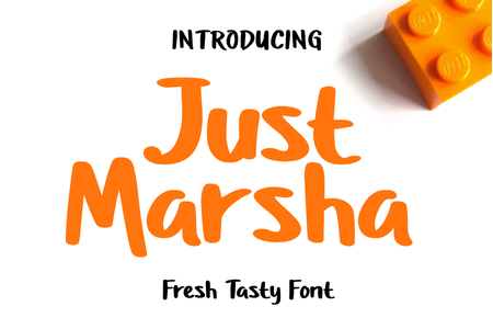 Just Marsha font