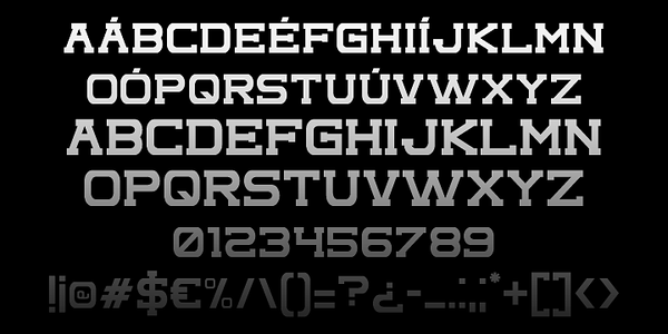 Complex font