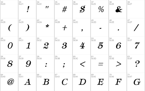 Hebrew Italic