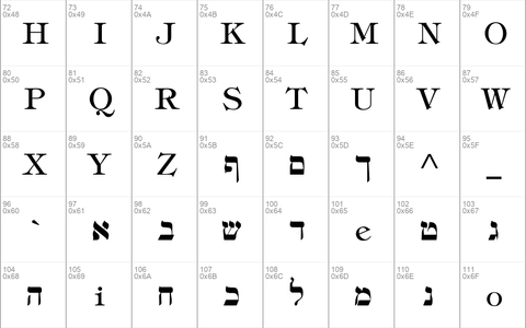 Hebrew Regular