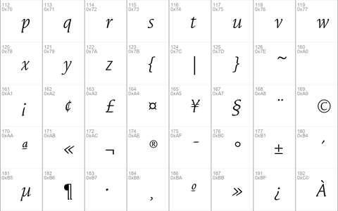 SyndorEF-BookItalic Regular