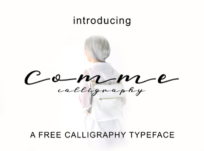 Comme Calligraphy font