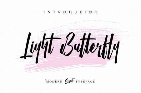 Light Butterfly font
