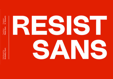 Resist Sans Display font