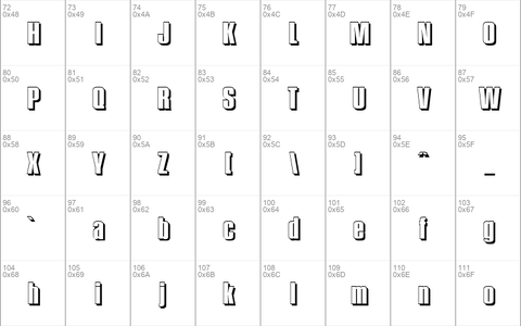 FrankBeckerShadow-ExtraBold Regular