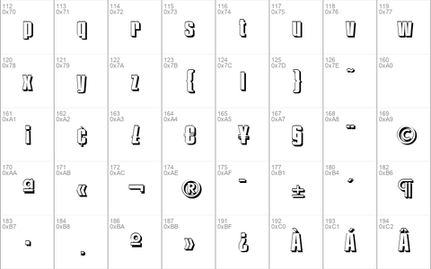 FrankBeckerShadow-ExtraBold Regular