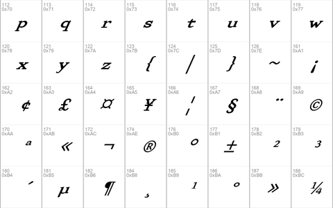 FZ ROMAN 29 ITALIC