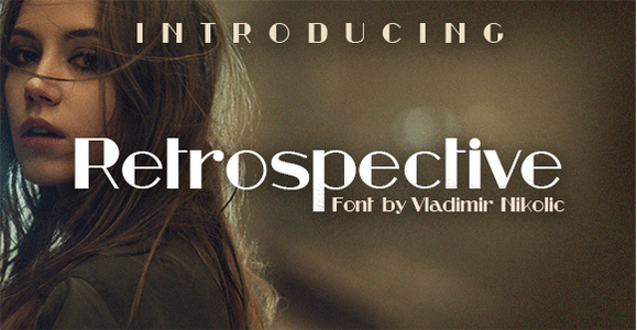 Retrospective font