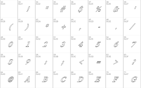 FZ ROMAN 28 HOLLOW ITALIC