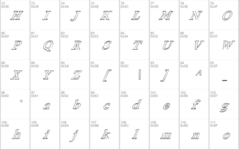 FZ ROMAN 28 HOLLOW ITALIC