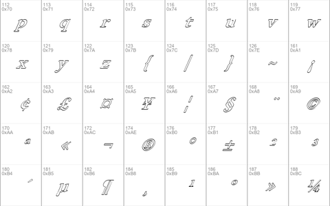 FZ ROMAN 28 HOLLOW ITALIC