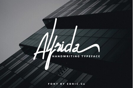 Alfrida Demo Signature font