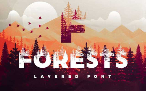 Forest 1 font