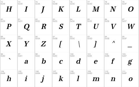 URWAntiquaTMedExtNar Oblique