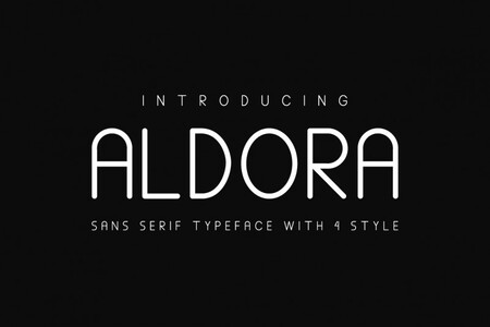 ALDORA DEMO font