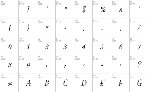 MonarchEngraved Italic