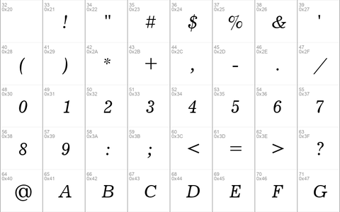 Journal Italic Cyrillic