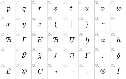 Journal Italic