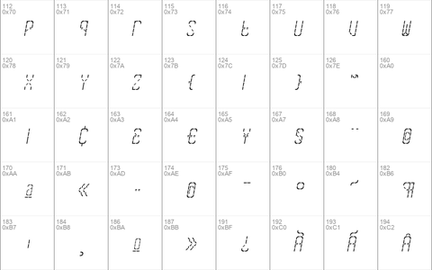 SkreanRegular Oblique Regular