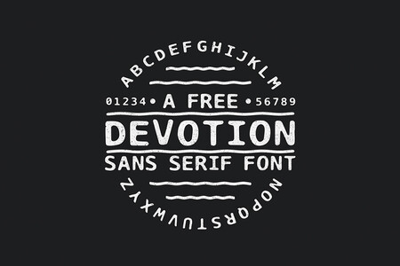 Devotion font