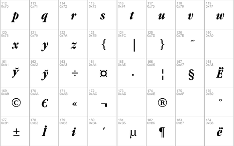 Garamondcond-Bold-Italic Regular