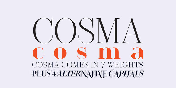 Cosma-Normal font