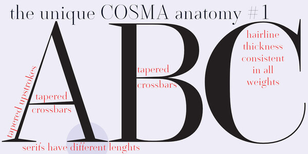Cosma-Normal font