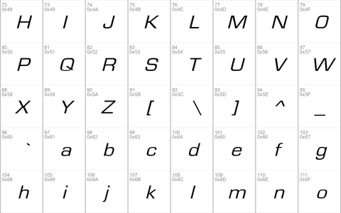 EurostileExtObl-Normal Regular