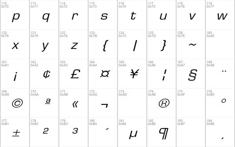 EurostileExtObl-Normal Regular