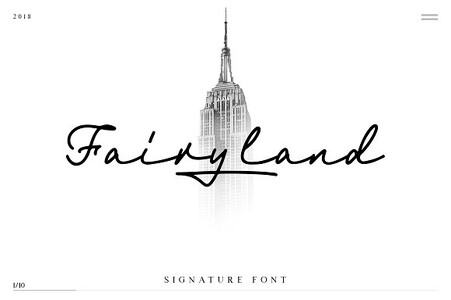 Fairyland  Font Demo