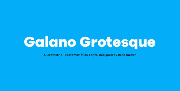 Galano Grotesque DEMO font