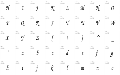 ExchequerScriptCondensed Regular