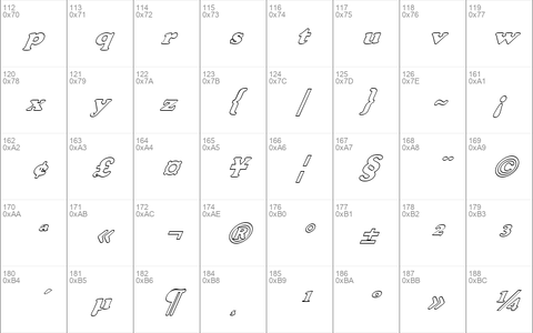 FZ ROMAN 30 HOLLOW ITALIC