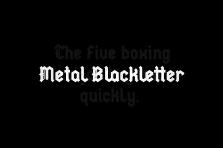 Metal Blackletter font