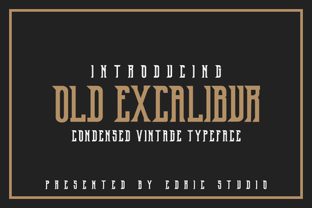 Old Excalibur font