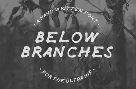 WG Below Branches font