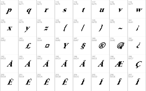 FZ ROMAN 24 WAVEY ITALIC